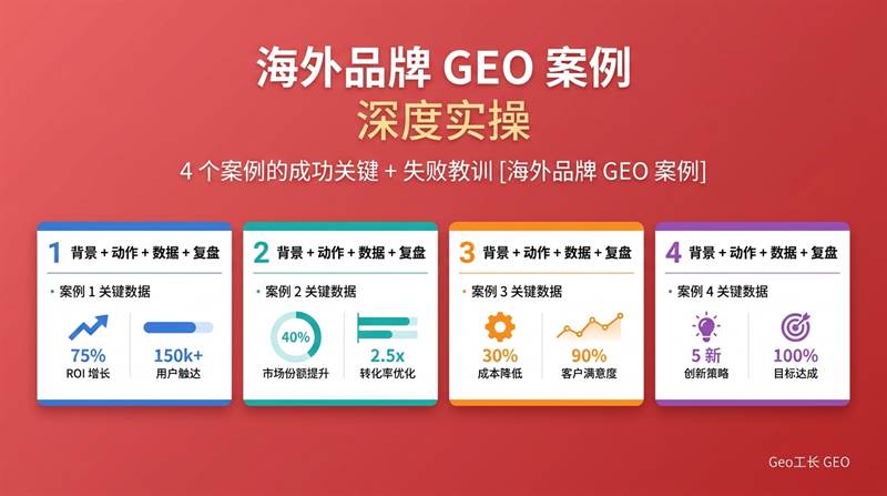 海外品牌 GEO 案例:从国内到全球的 4 个真实复盘(2026) - 核心方法